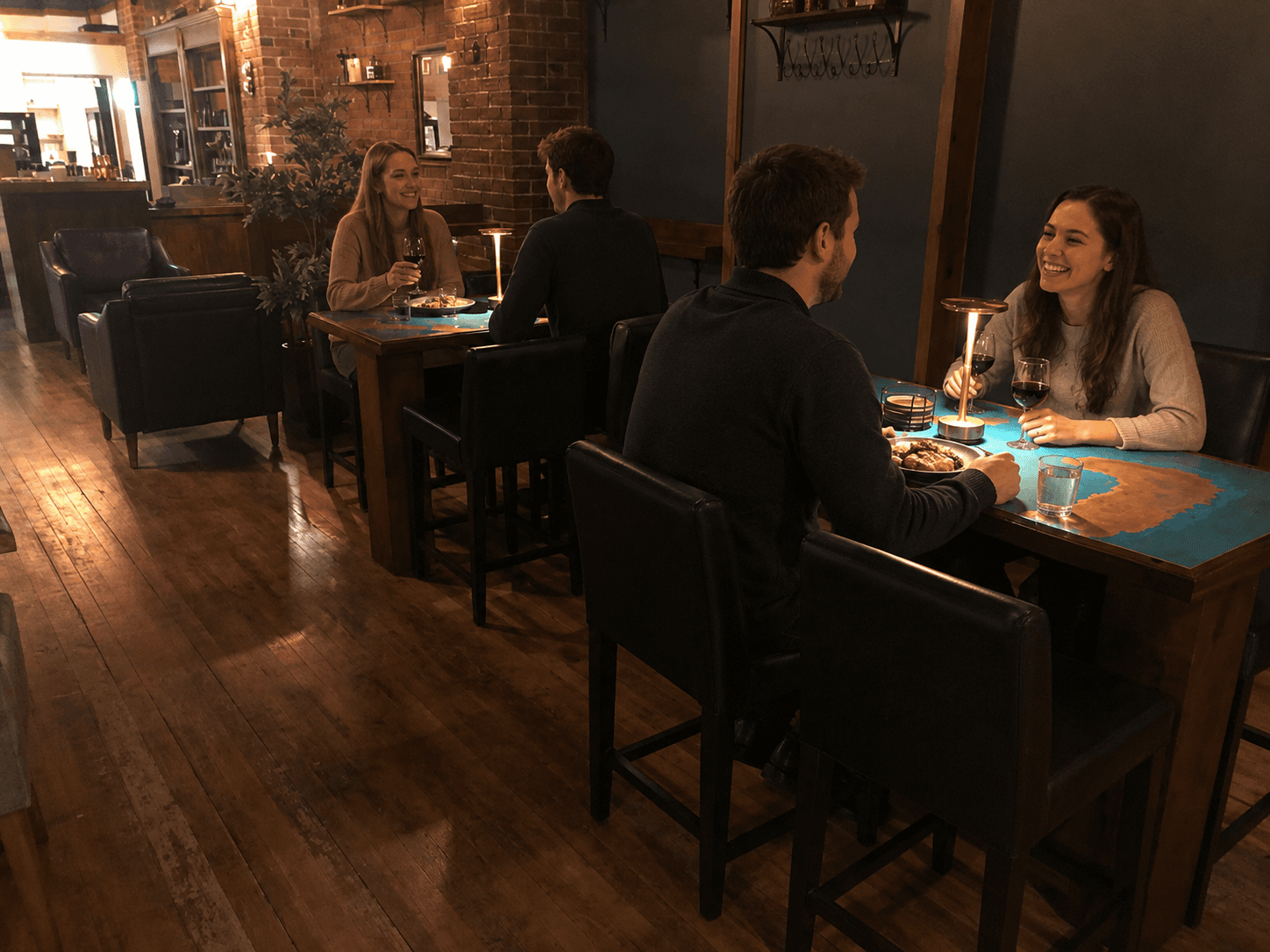 Guests dining at The Neighbourhood Social House